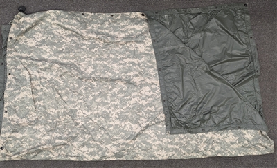 USED REVERSIBLE GI ISSUED ACU FIELD TARP